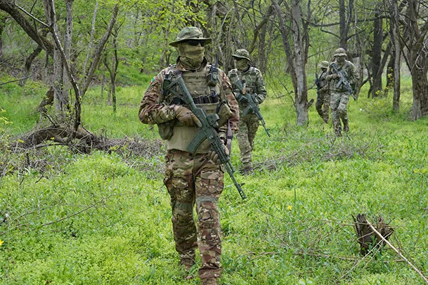 Общий сбор участников на территории учебного комплекса